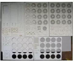 Wmc Models WMC F. Blinovo vikšrinis traktorius, fanera, lazeriu pjautas rėmas 1:25