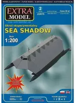 Hobilt Sea Shadow laivo popierinis modelis 1:200 EM-002 – Extra Model
