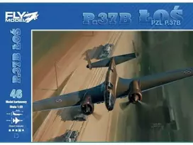 Hobilt PZL P.37B Łoś popierinis lėktuvo modelis 1:33, Fly Model (FMG-046)