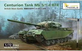 Vespid Models Centurion Mk.5/1 4 RTR britų kovos tankas 1/72 rinkinys
