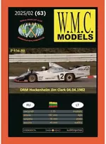 Wmc Models WMC Porsche 936-80 popierinis modelio rinkinys 1:25 – sportinis automobilis