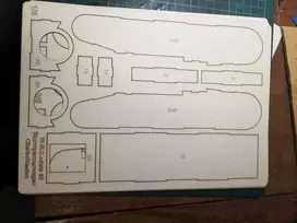 Wmc Models WMC Sturmpanzerwagen Oberschlesien tankas, fanerinis lazeriu pjautas 1/25