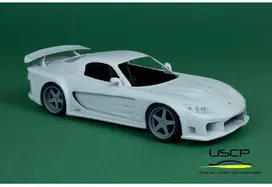 USCP Mazda RX-7 Veilside Fortune transkitas 1/24 (Tamiya), Greiti ir įsiutę