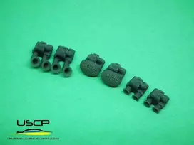 Ukrainian Scale Cars USCP Weber karbiuratorių rinkinys 1/24, 4–6 cilindrų (24A103)