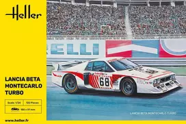 Heller Lancia Beta Montecarlo Turbo 1/24 plastikinis surinkimo rinkinys 80741