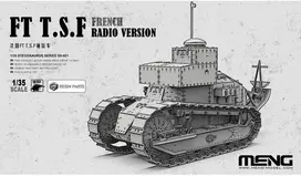 Meng Model Meng SS-021 Prancūzų Renault FT-17 TSF radijo tankas, 1/35