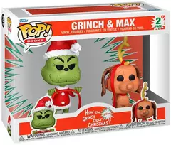 FUNKO POP! Vinilinių figūrėlių rinkinys: Grinčas - Grinch & Max, ~8 cm (2 vnt.)