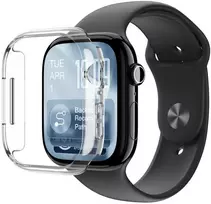 „AmazingThing Minimal“ apsauginis dėklas skirtas „Apple Watch Series 11 46mm“ – skaidrus