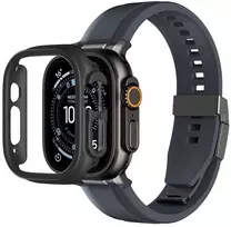 AmazingThing Minimal Protective dėklas skirtas Apple Watch UItra 3 49mm – Juodas