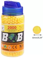 6 mm BB plastikinės kulkos - šratai 2000vnt.