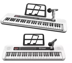 Malplay Didelis vaikiškas pianinas su mikrofonu, 61 klavišas