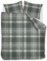 Riviera Maison Patalynės komplektas Tartan Check Žalias Pagalvės matmenys - 50x70 cm, Antklodės matmenys - 140x200 cm