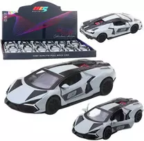 Lean Toys 1:32 Metalinis lenktyninis automobilis su atidaromomis durimis
