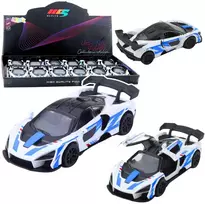 Lean Toys Metalinis sportinis automobilis 1:32 su atidaromomis durimis