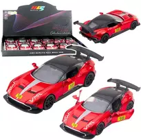 Lean Toys Metalinis lenktyninis automobilis 1:32 su atidaromomis durimis