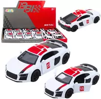 Lean Toys Metalinė sportinė mašina 1:43 su atidaromomis durimis