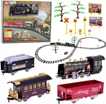 Lean Toys Elektrinis traukinys su pulteliu 22 dalių