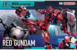 Bandai HGGQ Raudona Gundam 1/144 plastikinis Gunpla rinkinys