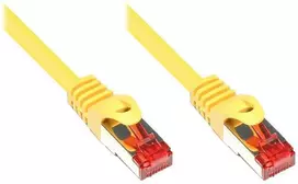 Good Connections RNS Komutacinis laidas su apsauga nuo įsikišimo, Cat. 6, S/FTP, PiMF, PVC, 250MHz, geltona, 0,5 m, Good Connections (8060-005Y)