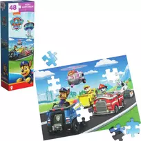 Paw Patrol dėlionė Chase Skye komanda Marshall transporto priemonės 48 detalės 27,9 x 38,1 cm