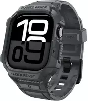 Spigen Rugged Armor Pro 2, dark pilka - Apple Watch 11 46mm