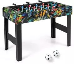 Promotions Stalo futbolo stalas 86,4x50,8x68,6 cm juodas, MDF