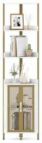 KNYGA Promotions Kampinė lentyna, 32x32x170 cm, balta, metalas