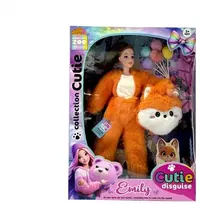 Apple Nežinomas Lėlė Emily With Fox Costume QJ201A, 32 cm
