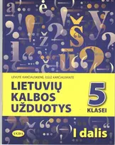KNYGA Lietuvių kalbos užduotys 5 klasei, 1 dalis