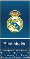Rankšluostis Real Madrid microfibre beach towel