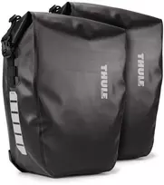Kelioninis Thule Shield dviračio bagažinės krepšių pora, 25 l, juodi