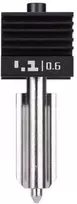 BambuLab Hotend su grūdinto plieno antgaliu Bambu Lab H2 serijos spausdintuvams – 0.6mm