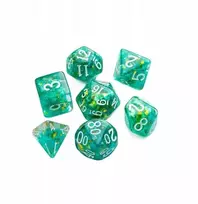 Gamegenic Saldainių stiliaus serija - RPG kauliukų rinkinys - Mėtų spalvos