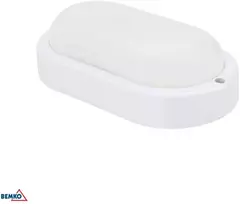 Bemko 8W LED plafonas KANLO, baltas, 4000K, IP54, 120°, su judesio davikliu