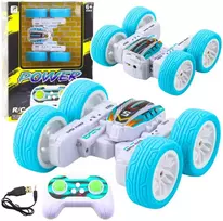 Lean Toys Radijo bangomis valdomas akrobatinis automobilis 1:32 mėlynas