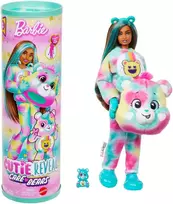 Mattel BARBIE CUTIE REVEAL CARE BEARS rinkinys – Good Vibes Bear (JFV62)