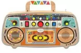 2Kids Toys 2Kids Žaislai Veiklos lenta Medinis FM radijas
