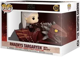 FUNKO POP! Vinilinė figūrėlė: House of The Dragon - Rhaenys Targaryen with Meleys, 9 cm