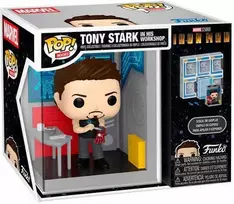 FUNKO POP! Vinilinė figūrėlė: Marvel - Tony Stark in His Workshop, 9 cm