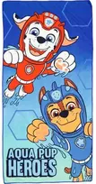 Paw Patrol Aqua paplūdimio rankšluostis 60x120 cm (greitai džiūstantis)