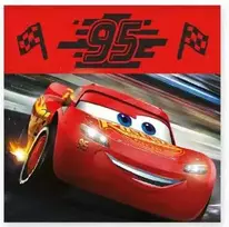 „Disney Cars“ vėliavėlės rankšluostis, veido rankšluostis, 30x30 cm