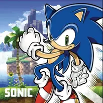 Sonic the Hedgehog sala Sonic the Hedgehog rankų ir veido rankšluostis, 30x30cm