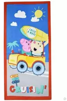 Peppa Pig „Pagauk bangą“ rankšluostis, paplūdimio rankšluostis 70x140cm