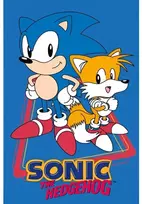 Sonic the Hedgehog Tails rankšluostis veidui ir rankšluostis, 30x50cm