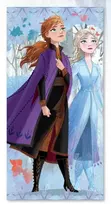Disney „Ledo šalies seserys“ vonios rankšluostis, paplūdimio rankšluostis 70x137 cm (greitai džiūstantis)