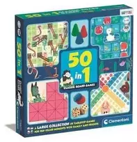 Clementoni klasikinis stalo žaidimų rinkinys 50in1