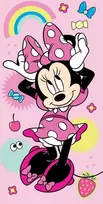 Disney Minnie Rainbow vonios rankšluostis, paplūdimio rankšluostis 70x140cm