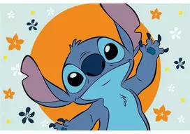 Rankšluostis Disney Lilo ir Stitch Tropical Vibes vonios kilimėlis 40x60 cm