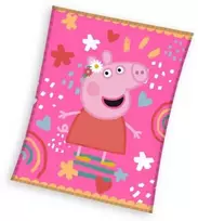 MCU Gurli Pig koralinis vilnos antklodė - 130 x 160 cm