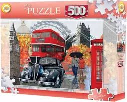 Dėlionė „Miestai“ (Londonas) iš 500 detalių